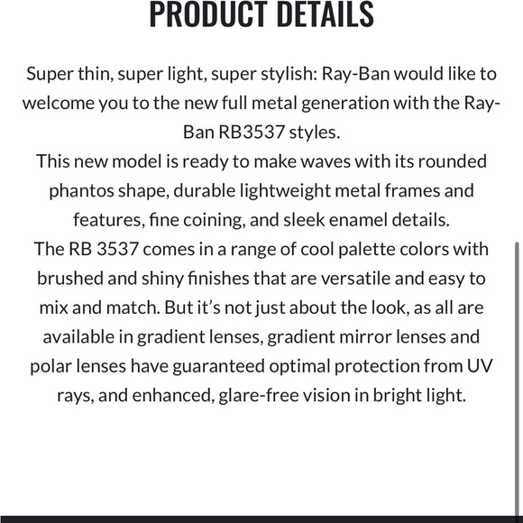 RAY-BAN SUNGLASSES! - Picture 10 of 11